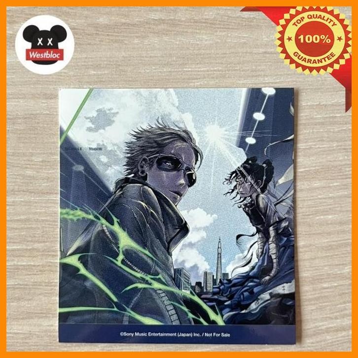 [WES] YOASOBI THE BOOK 2 PROMOTIONAL STICKER SHIBUYA TOWER RECORDS 1ST PRESS POP UP STORE - NOT CD M