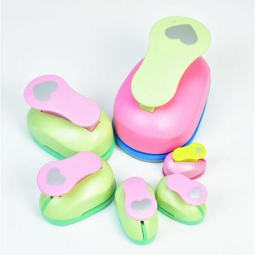 

Set Paper Punch - Heart Shape 5 Size PUNK
