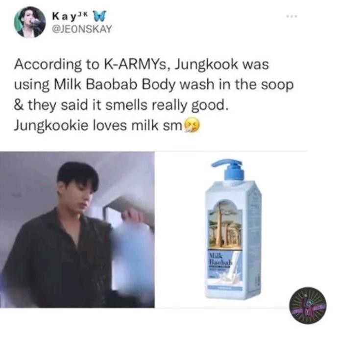 Sale Milk Baobab Perfume Body Wash / Body Wash