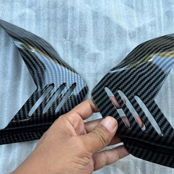 AIR SCOOP BEAT DELUX CARBON 1 SET KIRI KANAN / VARIASI BEAT NEW AIR SCOOP WINGLET BEAT NEW BEAT DELU