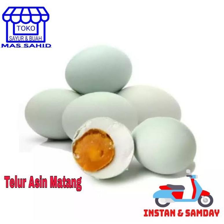 

Tw39 Telur Asin Bebek Telor Asin Matang/Mateng 1 Butir