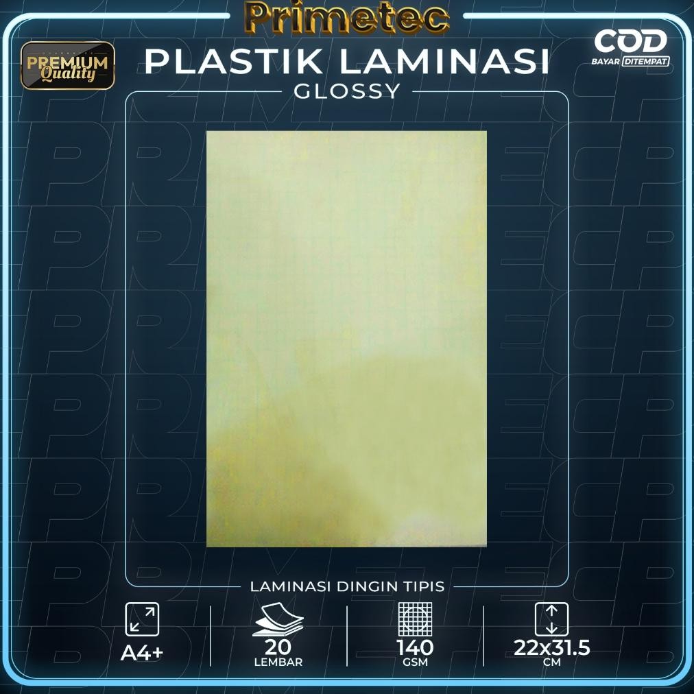 

As23 Plastik Laminating Dingin A4+ / A4 20 Lembar Glossy & Doff Primetec