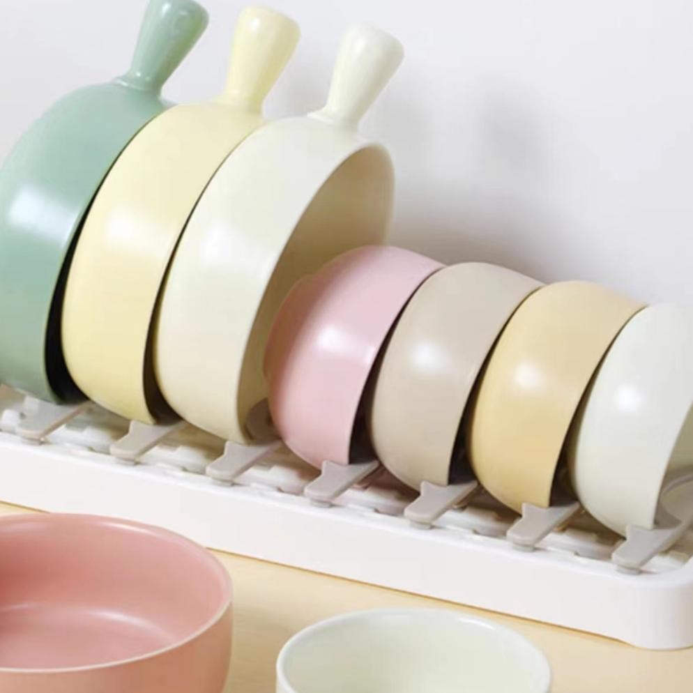 Rak Piring Plastik Tempat Mangkok Lucu Wadah Tiris Wajan Shabby Chic Minimalis H917