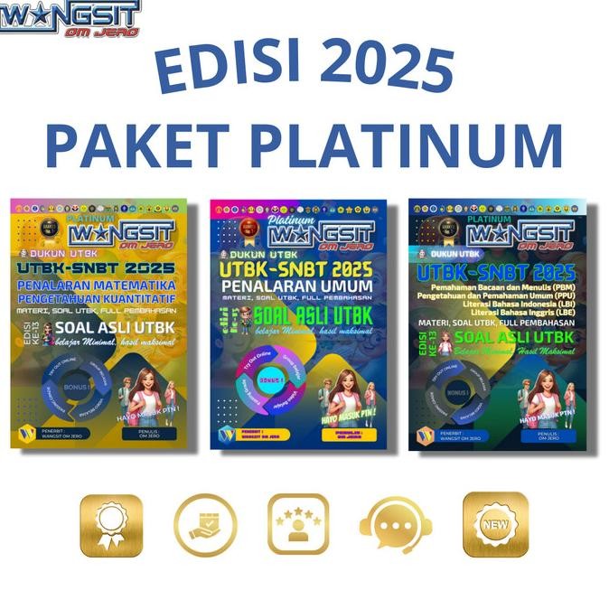 

Buku Wangsit Om Jero Paket PLATINUM UTBK SNBT 2025 | Bonus Rumus Sakti