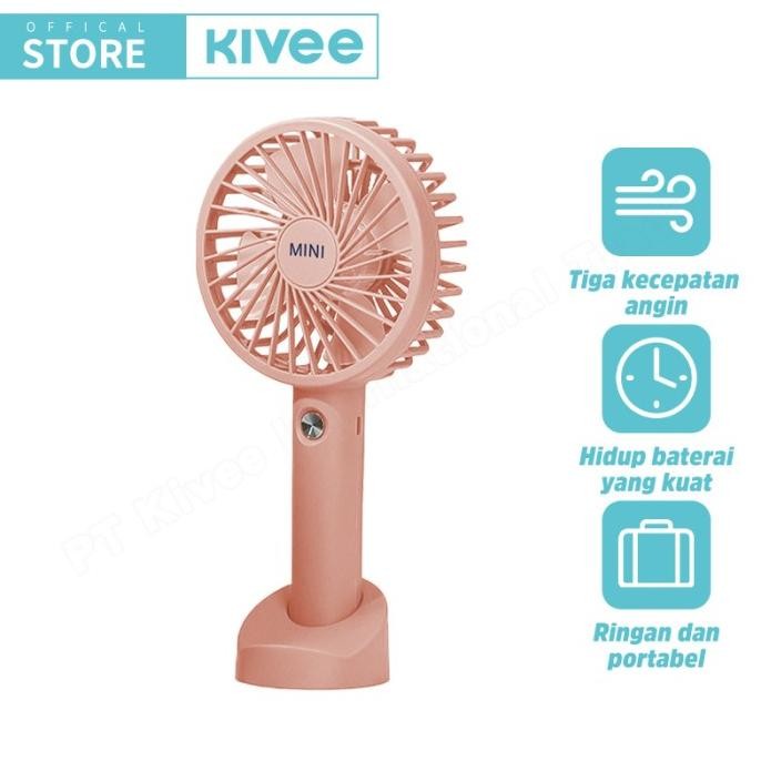 Original Kivee Kipas Angin Mini Lipat Portable / Mini Fan / Kipas Portable