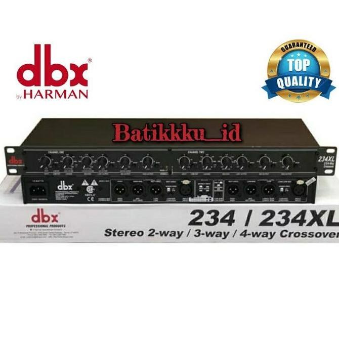Crossover Dbx 234Xl / Dbx 234 Xl 2 Way/3 Way/4Way(Mono) Crossover Mixer Amplifier Co