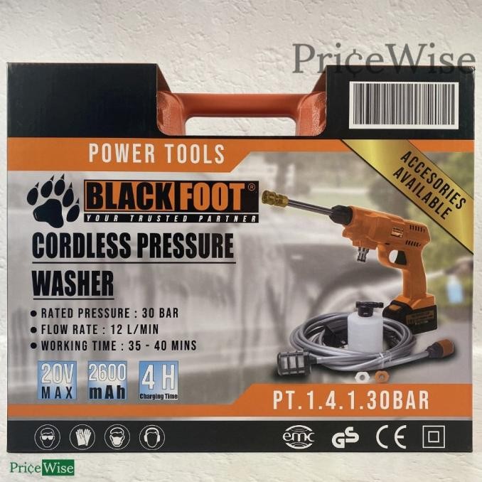 {{{{{{] Mesin Steam Mobil Motor Baterai Blackfoot / Cordless Pressure Washer