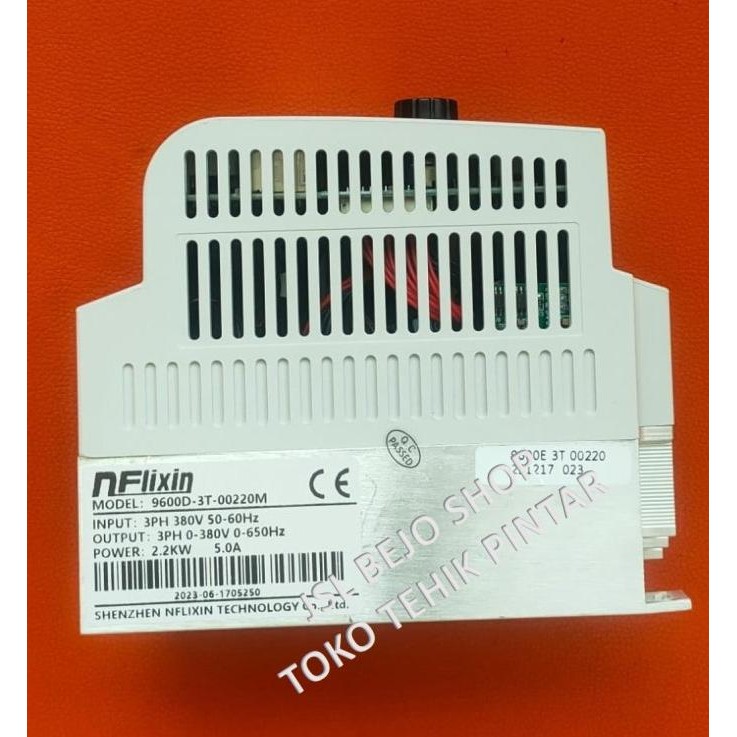 Nflixin Variable Frequency Drive Vector Inverter 3 Phase Vfd 2.2Kw 380 New Stok