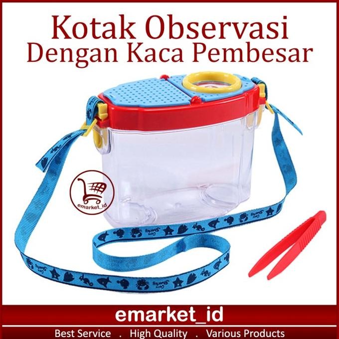 

Sale! Kotak Observasi Serangga / Bug Insect Viewer / Portable Dengan Kaca