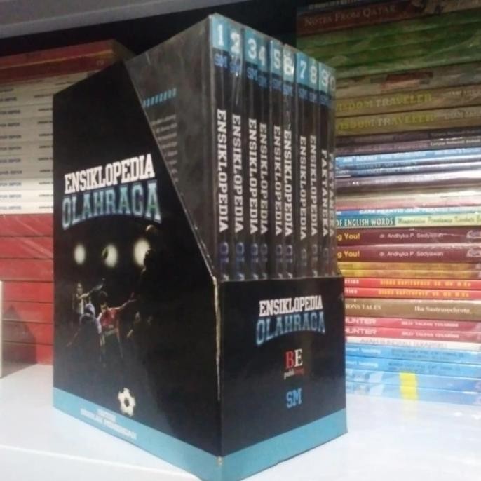 

ENSIKLOPEDIA OLAHRAGA BUKU 1 SAMPAI 10 Hard Cover plus Box Original