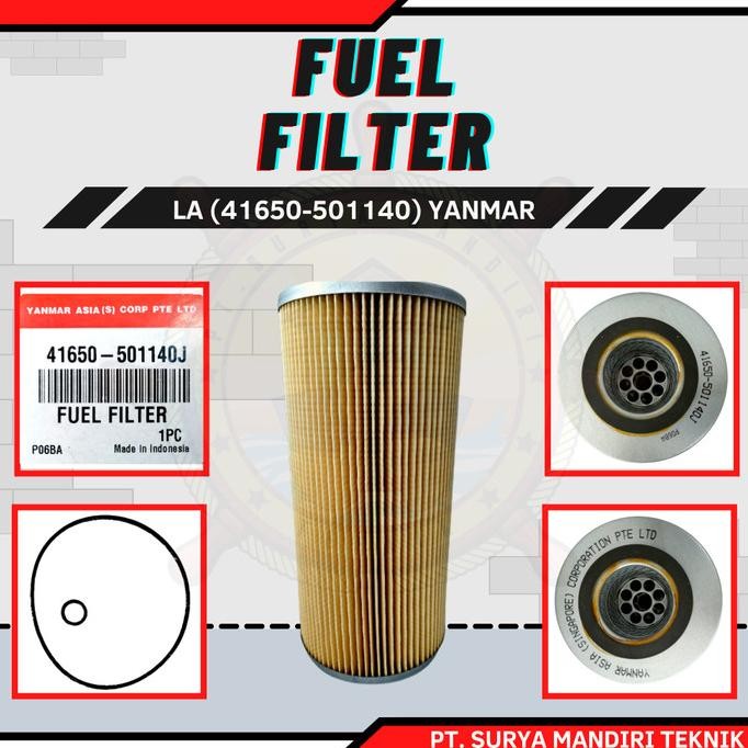 Ready oke] YANMAR LA FUEL FILTER 41650-501140J ASLI GENUINE