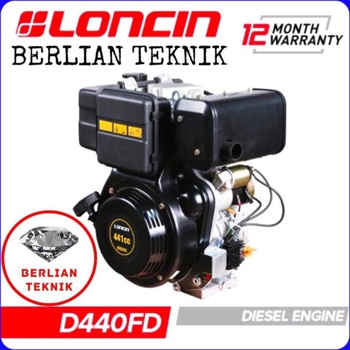 Mesin Penggerak Solar Engine Diesel Loncin D440FD / 9 HP Starter murah