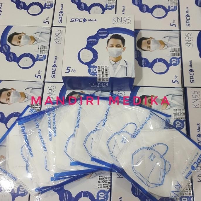 MASKER KN95 MEDIS KEMENKES BERSEGEL ORIGINAL SPC TERMURAH