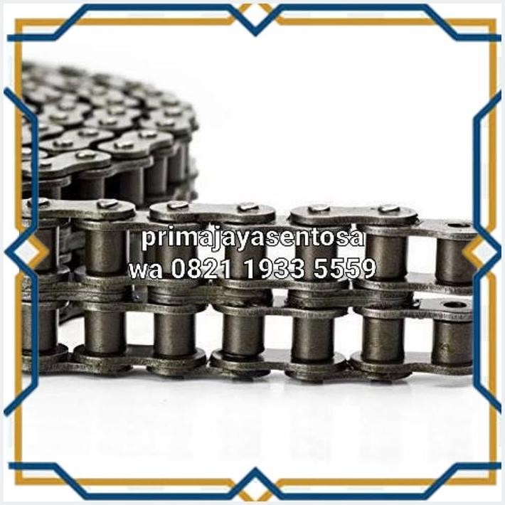 [pri] roller gear chain 08b x 2 double rantai british