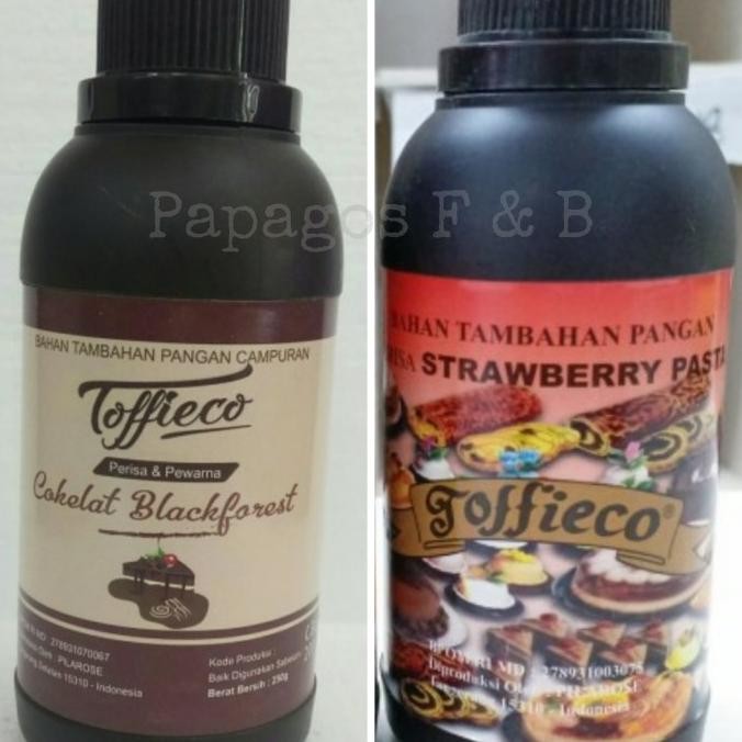

Terbaru Toffieco / Tofiko / Tofieco Strawberry , Coklat Black Forest 250 Gr