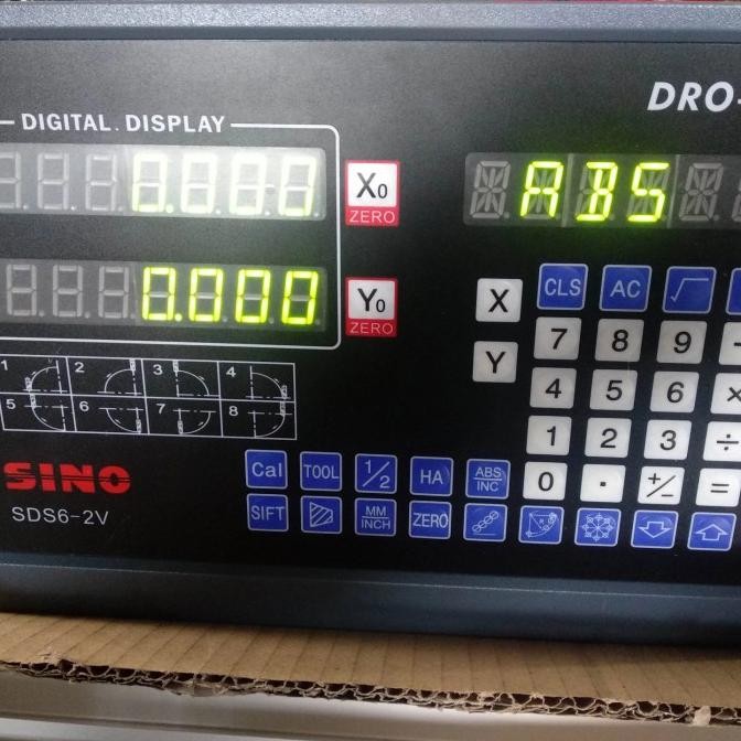 Monitor DRO Milling 2 Axis Merk Sino murah