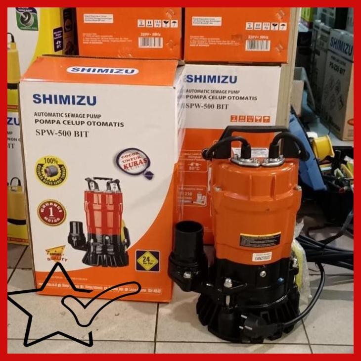 [SMM] SHIMIZU SPW 500 BIT POMPA CELUP SUBMERSIBLE PUMP OTOMATIS 2 INCH AUTO