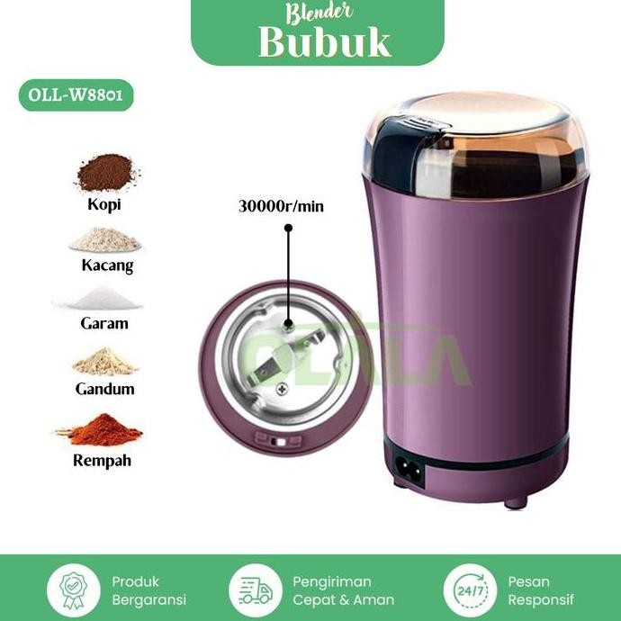 Diskon Mesin Blender Grinder Chopper Bubuk Pengiling Kopi Cabe Beras Kacang Biji Portable Multifungs