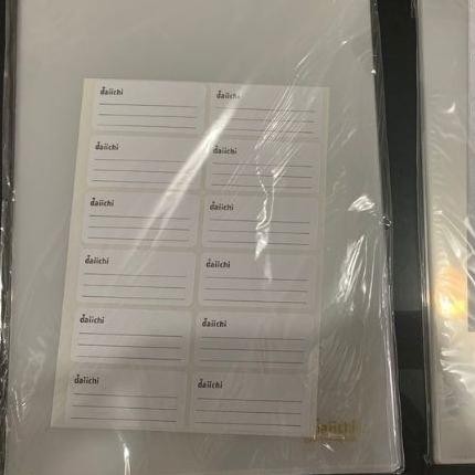 

ready Map L daiichi / map bening F4 / map clear A4 / stop map plastik bening murah