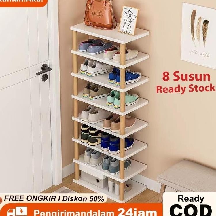 Rak sepatu Rak Sepatu Minimalis Rak Sepatu Kayu Rak Sepatu Susun Rak Sepatu Portable Rak sepatu Mult