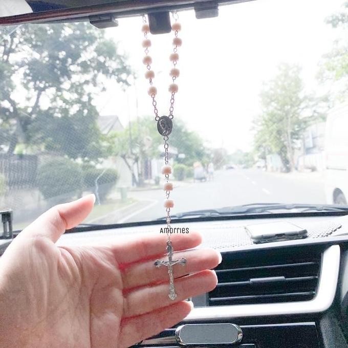 Kurapika Part AMORRIES Gantungan Spion Mobil Rosario Unik Dan Lucu Handmade/ Kalung Rosario Buat Mob
