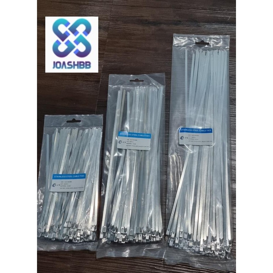 

Kabel Ties Stainless #304 Asli Isi 100Bh 4.6X 200,300,400 Co