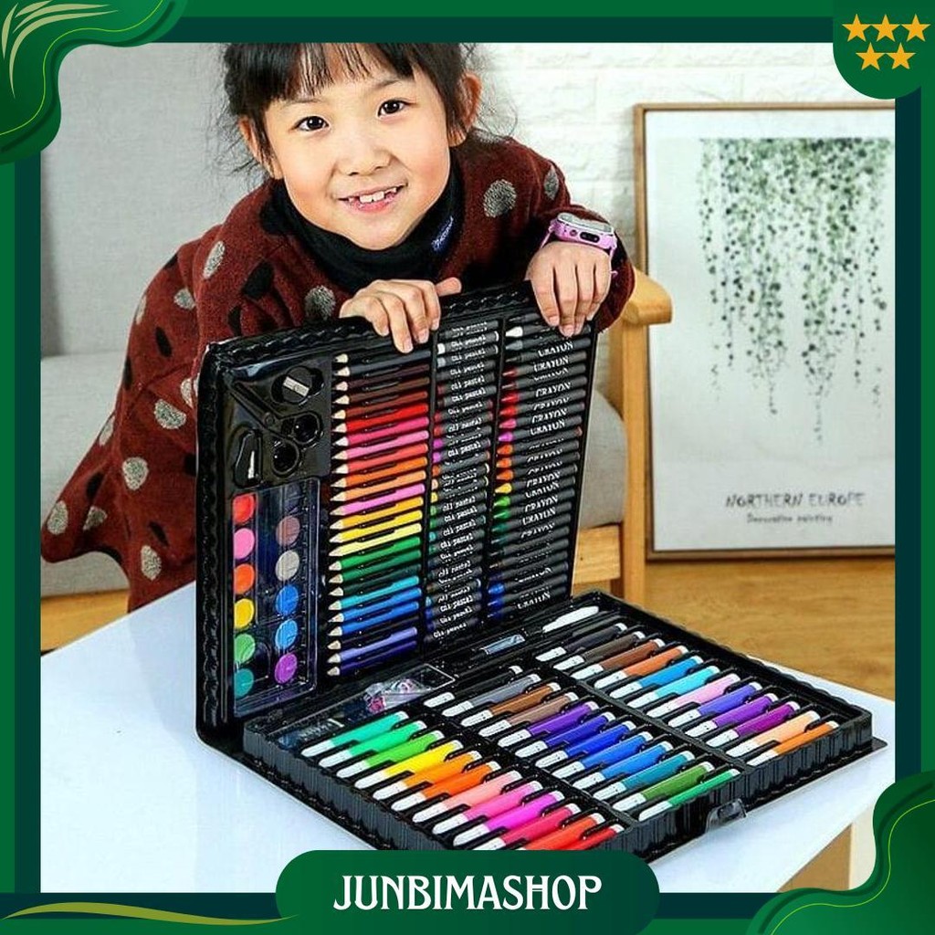 

Crayon Set 150Pcs / Krayon Mewarnai Anak 150Pcs / Pensil Warna Set 150Pcs Promo Puncak