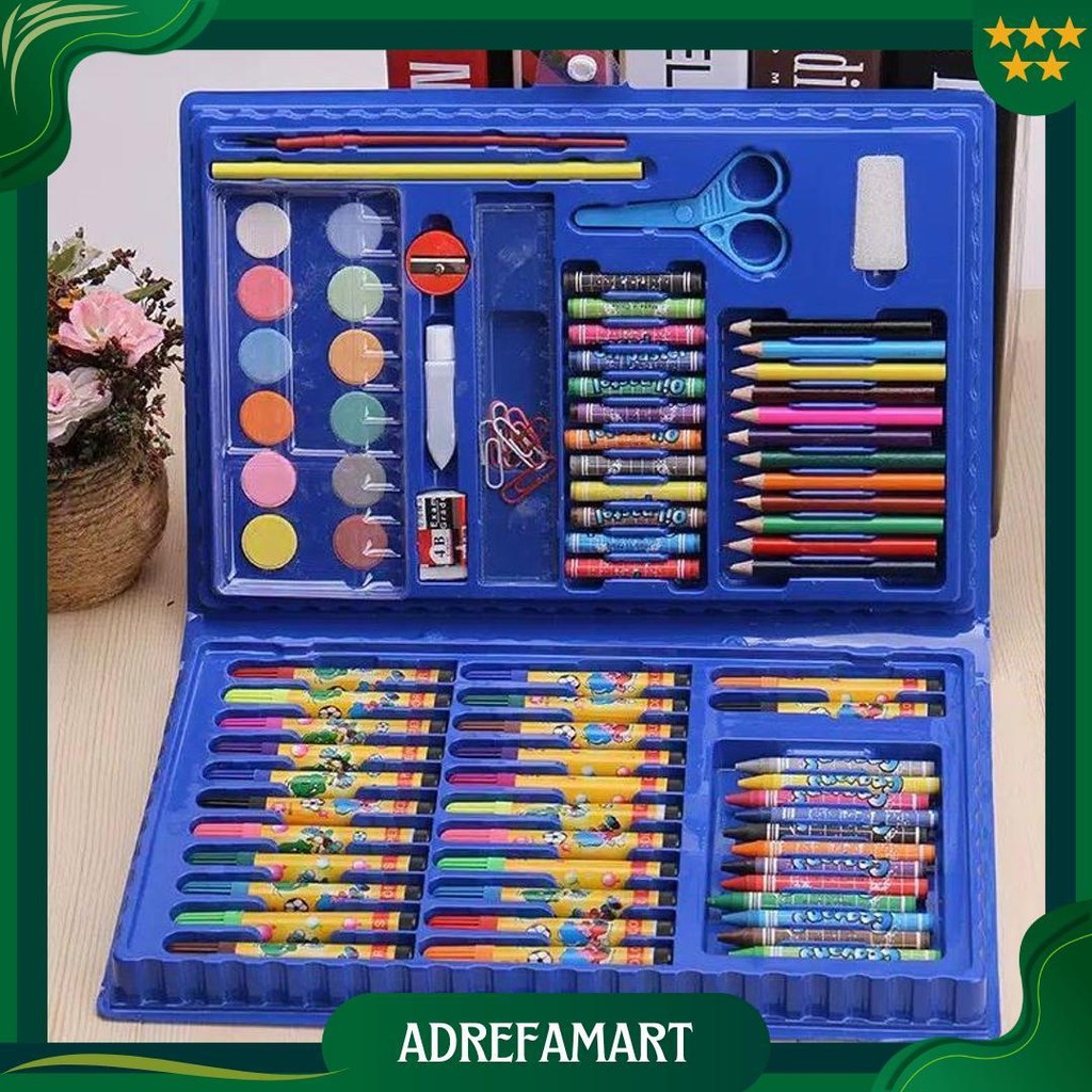 

Crayon Anak Set 86Pcs / Krayon Mewarnai Anak 86Pcs / Pensil Warna Set 86Pcs Cod