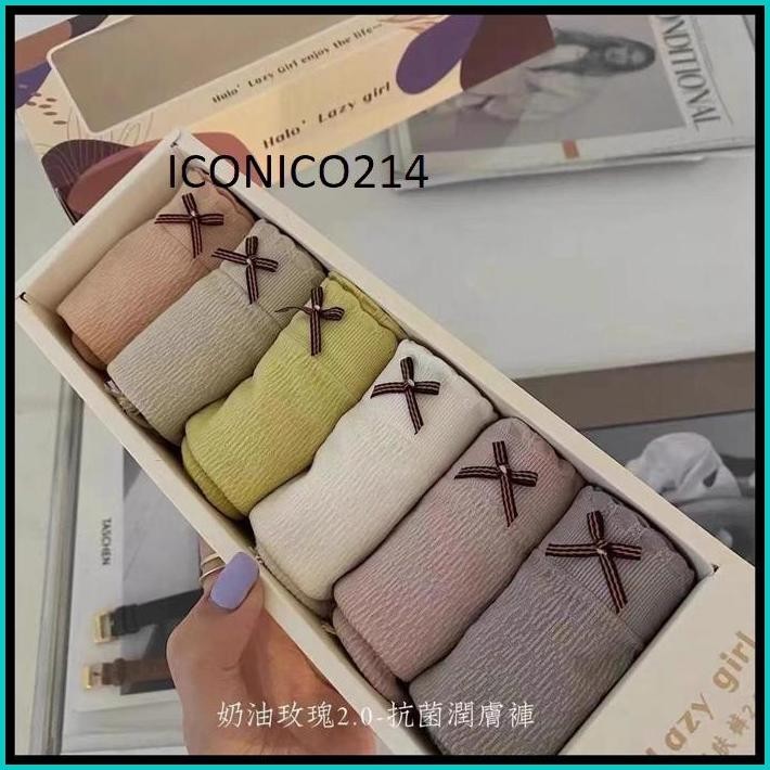 CELANA DALAM CELEBRITY 6IN1 PREMIUM WANITA ANTIBAKTERI CD JAPAN CEWEK DEKORASI RENDA