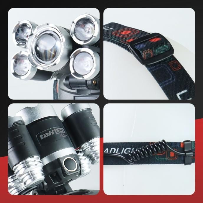 Senter led kepala senter head lamp Led light Cree Xml T6 40 rb lumens