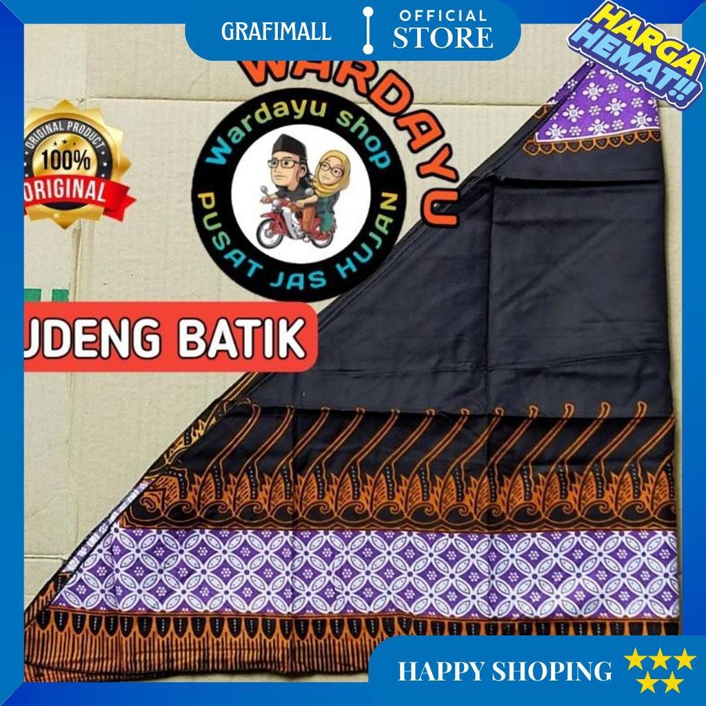 Slayer Iket Udeng Batik Segitiga / Udeng Slayer Segitiga Batik Kain Lembaran Blangkon Promo Puncak