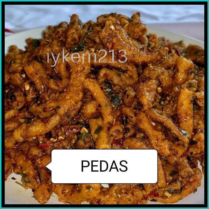 

USUS KRISPI / KRIPIK USUS 500 GRAM / 500GRAM USUS CRISPY BUMBU PEDAS DAUN JERUK MANTAP