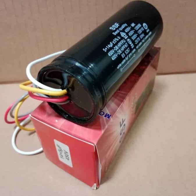 Sale Kapasitor Mesin Cuci 2 Tabung Sharp 14+5Uf