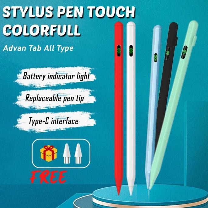 HOT SALE Stylus Pen Advan Tab VX Lite Xtab Sketsa 1 2 3 Touch Pen Universal Magnetic Colorfull LED D