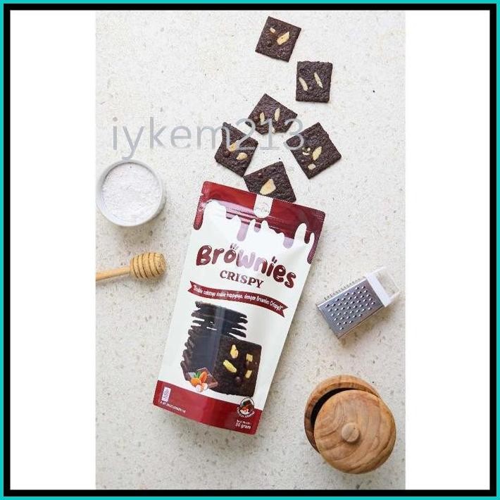 

BROWNIES CRISPY CHOCOLATE/COOKIES BROWNIES ALMOND/ (50 GRAM)