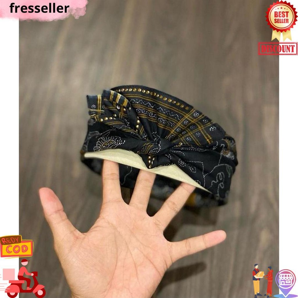 Udeng Batik Semi Tulis Setengah Jadi Rimpit Lembaran Sale