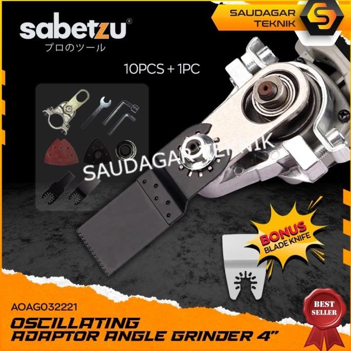 Adaptor Gerinda Oskilasi Adapter Oskilasi Mesin Gerinda Multi Tool Set murah