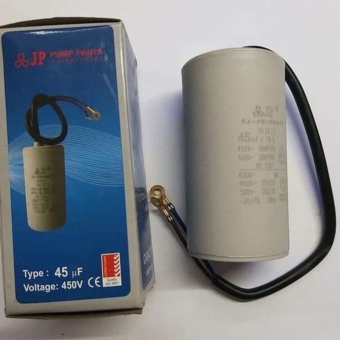 Sale Kapasitor 45 Mf Uf Jp 450 Volt Vac Capacitor Bulat Kabel