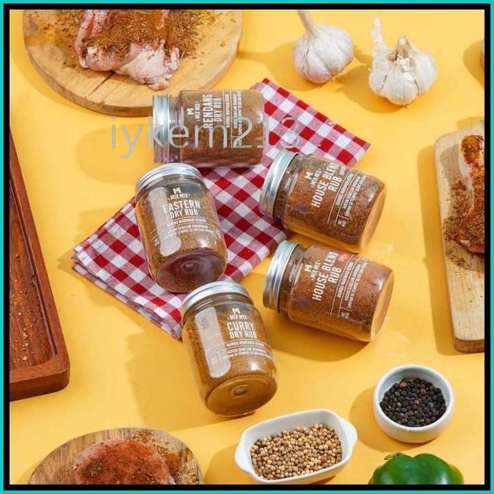 

MIXMIX DRY RUB BUMBU MARINASI SERBAGUNA NO MSG 110 GRAM