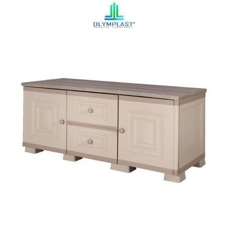 meja tv plastik rak tv buffet tv olymplast OTC AVR 2P2L