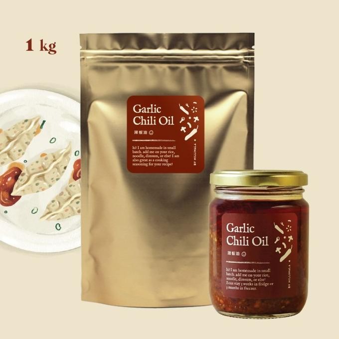 

Sale Garlic Chili Oil 1Kg - Minyak Cabai Bawang Chilli Sauce By Millimala