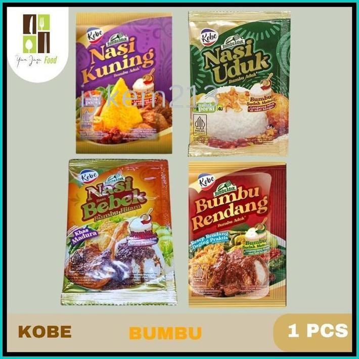 

KOBE BUMBU INSTAN NASI KUNING / NASI UDUK / BUMBU ADUK / BUMBU SUDAH MATANG 15G/ 1PCS