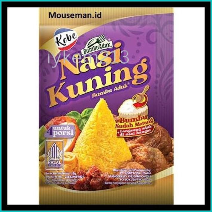 

KOBE BUMBU ADUK NASI KUNING 15GR