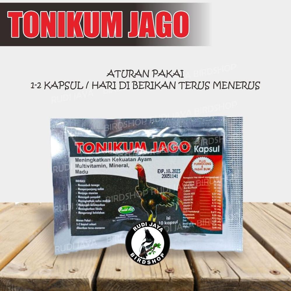 QIG-1722 VE29 TONIKUM JAGO PLUS PURWOCENG PASAK BUMI 1 SACHET VITAMIN AYAM ADUAN MENAMBAH TENAGA STA