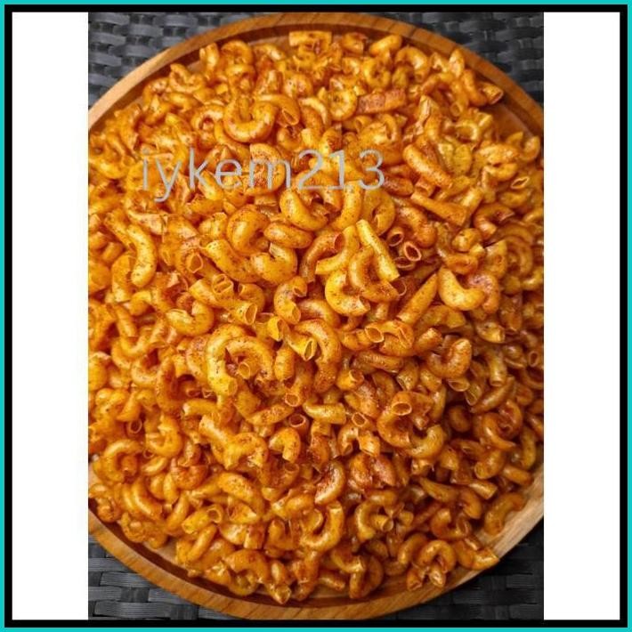

MAKARONI KRIUK 500 GRAM / MAKARONI SI TILEUNG/PUSAT CEMILAN PEDAS
