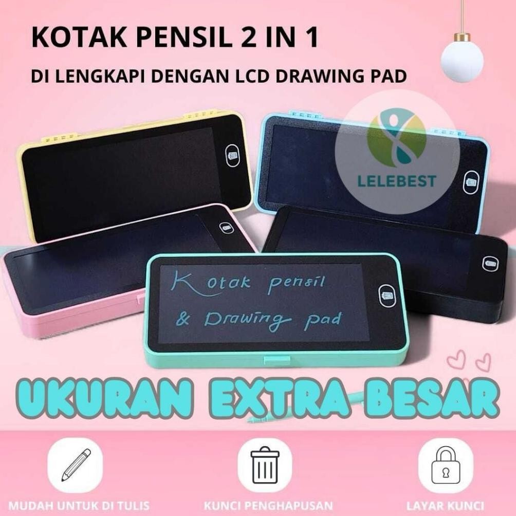 

DRAWING BOX KOTAK PENSIL DAN PAPAN CORET KREATIF ANAK DENGAN DIGITAL PAD EDUKASI