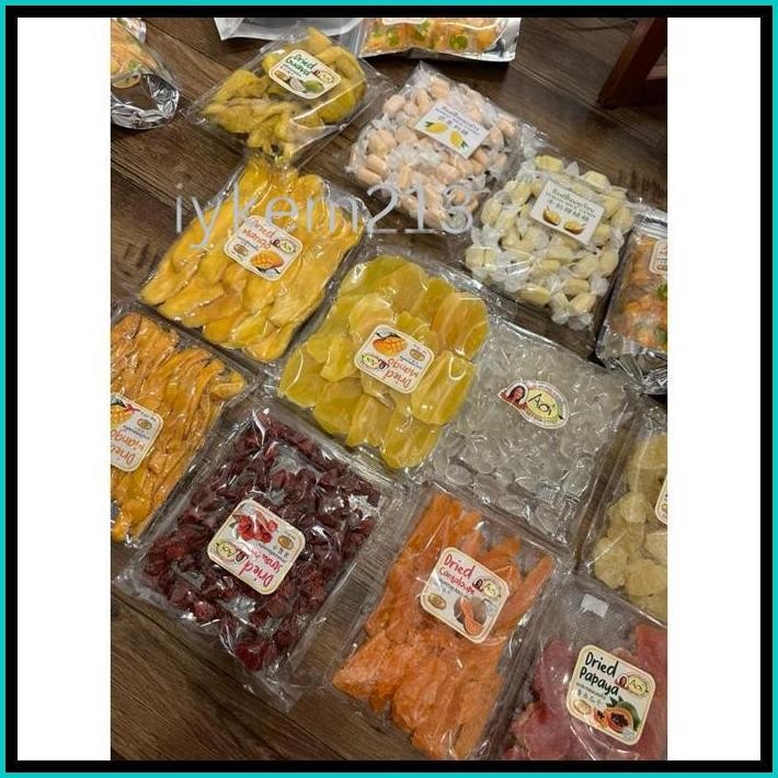 

STOCK DRIED MANGO FRUITS SNACK BRAND AOI BANGKOK