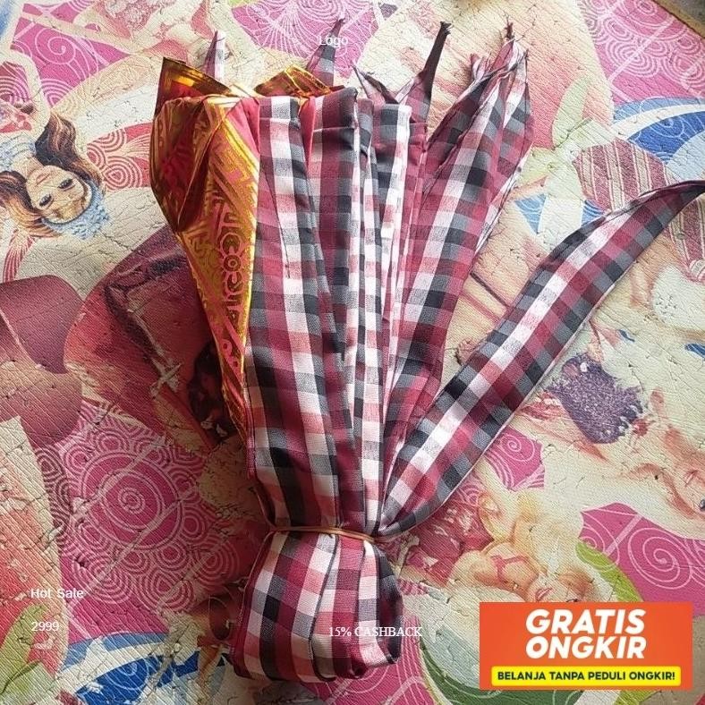 Udeng Bali Setengah Jadi / Udeng Bali Ikat Original