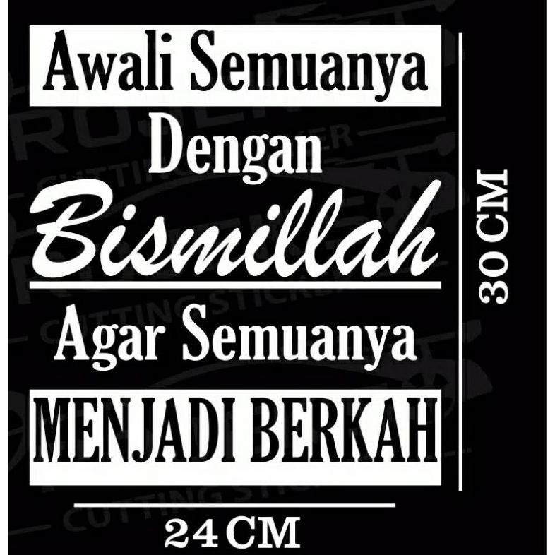 

er-23 fj-44 STICKER CUTTING KATA KATA ANTI AIR BISA NYALA Sale Hemat