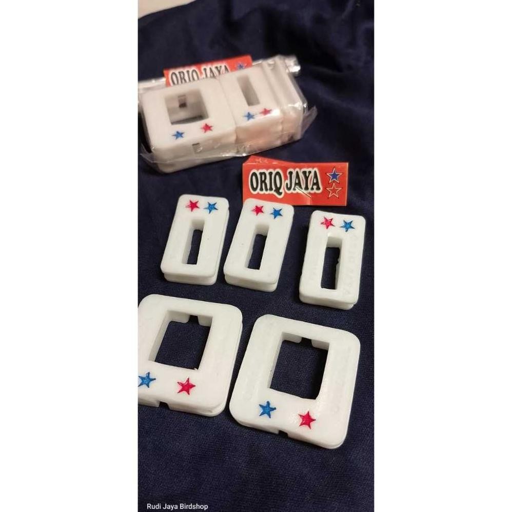 asd-86 hj-77 STOPER SANGKAR KOTAK KACER ORIQ JAYA BAHAN MIKA PLASTIK WARNA PUTIH MAINAN VARIASI KAND